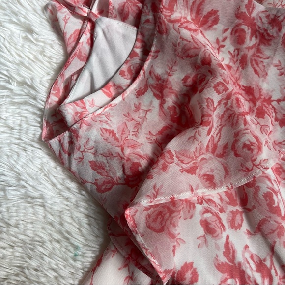 Lovers + Friends X Revolve  Midi Floral Off The Shoulder Dress Size Medium - Picture 13 of 15